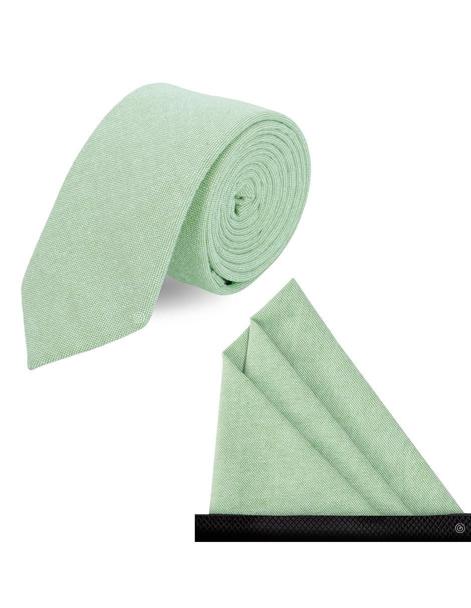 Set de corbata y pañuelo slim estampado jaspeado para hombre Set de corbata y pañuelo slim estampado jaspeado para hombre