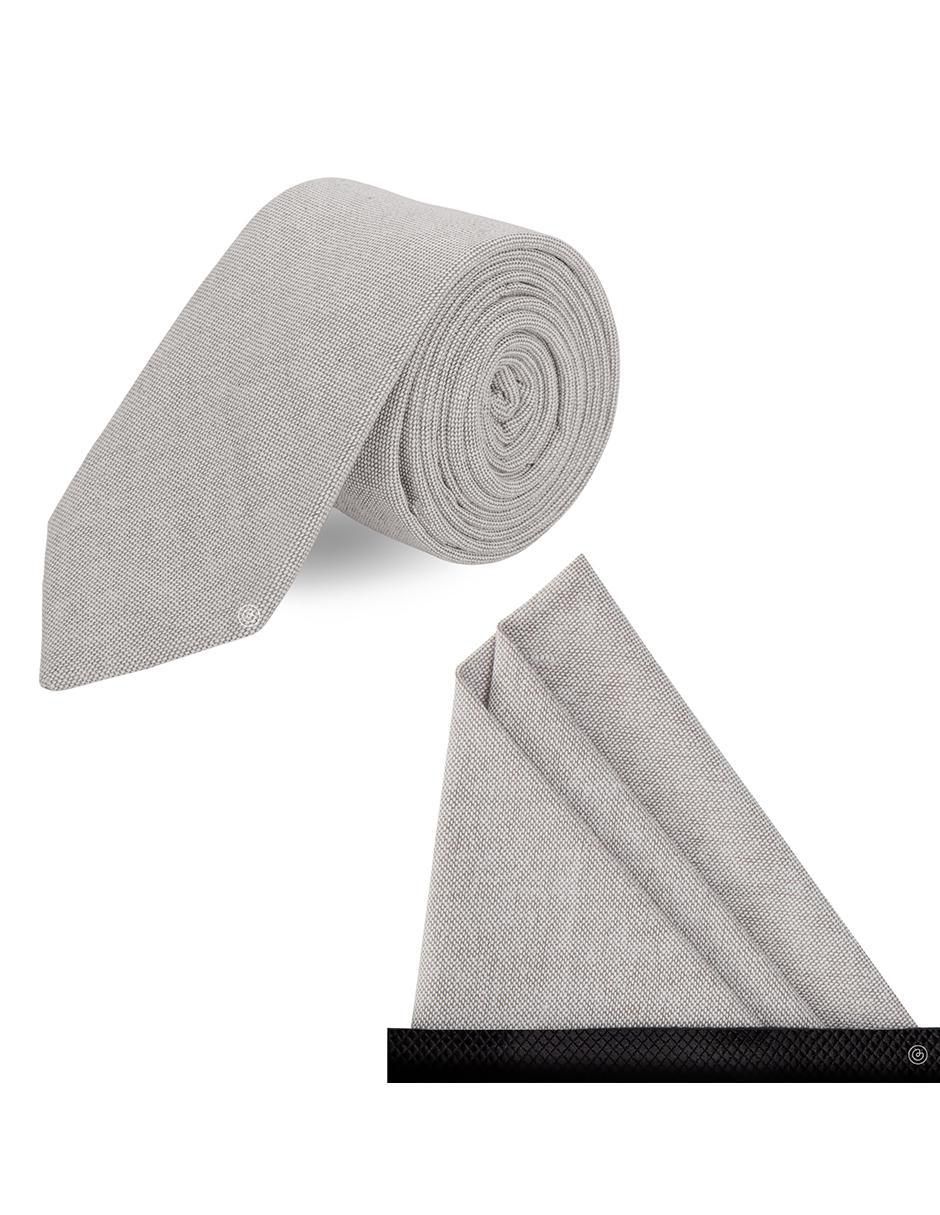 Set de corbata y pañuelo slim estampado jaspeado para hombre Set de corbata y pañuelo slim estampado jaspeado para hombre