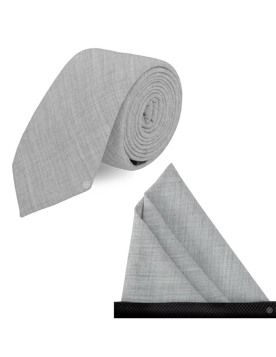 Set de corbata y pañuelo slim estampado jaspeado para hombre Set de corbata y pañuelo slim estampado jaspeado para hombre