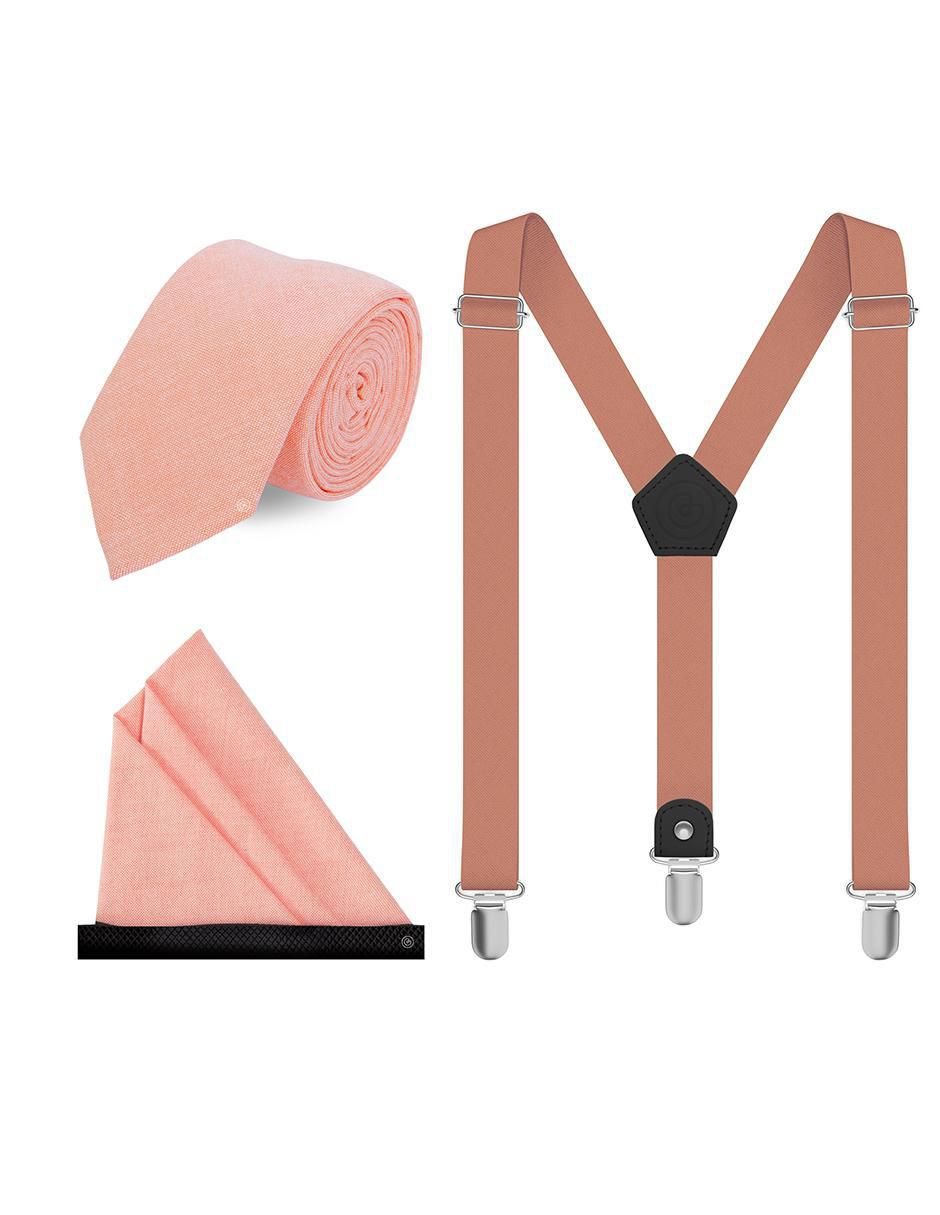 Set corbata slim estampado jaspeado para hombre 1