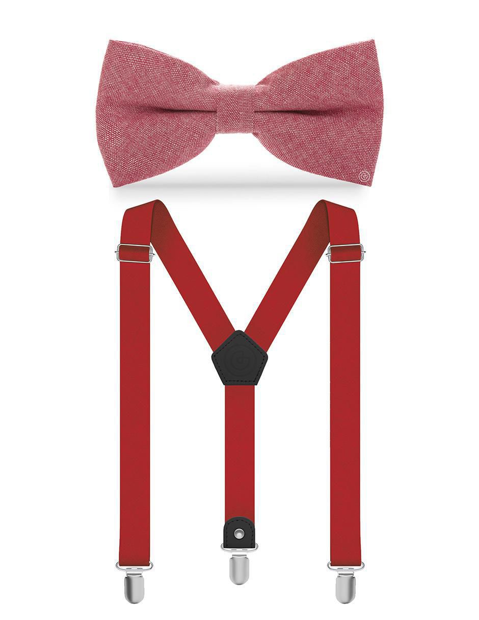 Set de moño y tirantes para hombre Set de moño y tirantes para hombre