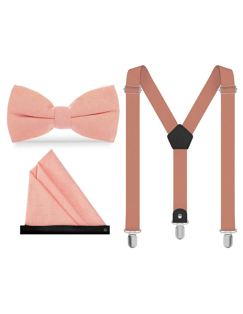 Set de moño y tirantes para hombre 1