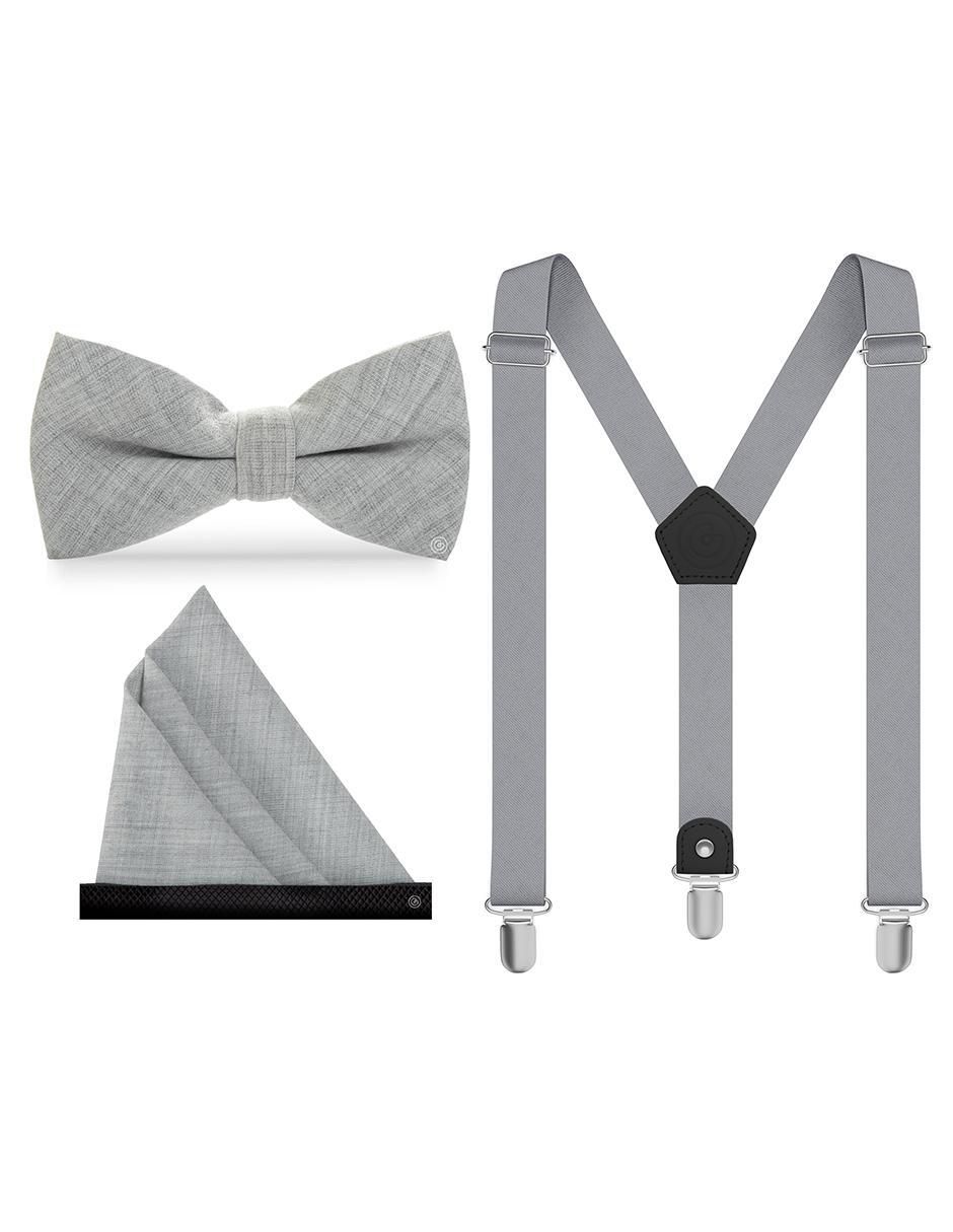 Set de moño y tirantes para hombre 1