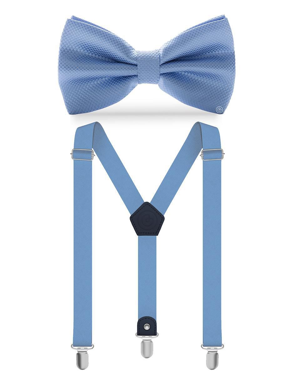 Set de moño y tirantes para hombre
