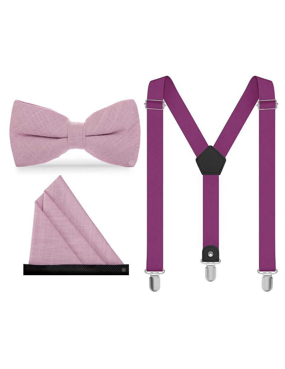 Set de moño y tirantes para hombre Set de moño y tirantes para hombre