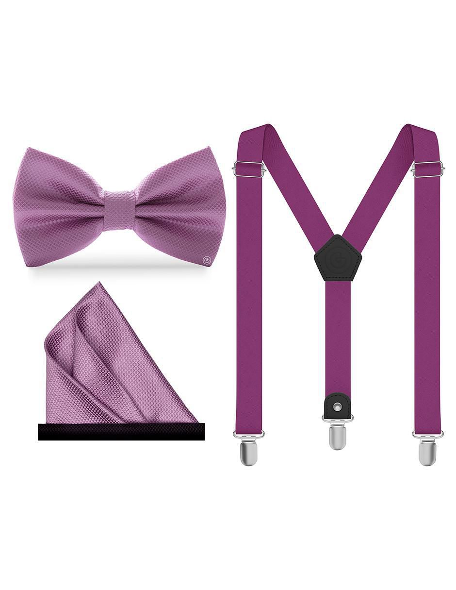 Set de moño y tirantes para hombre Set de moño y tirantes para hombre