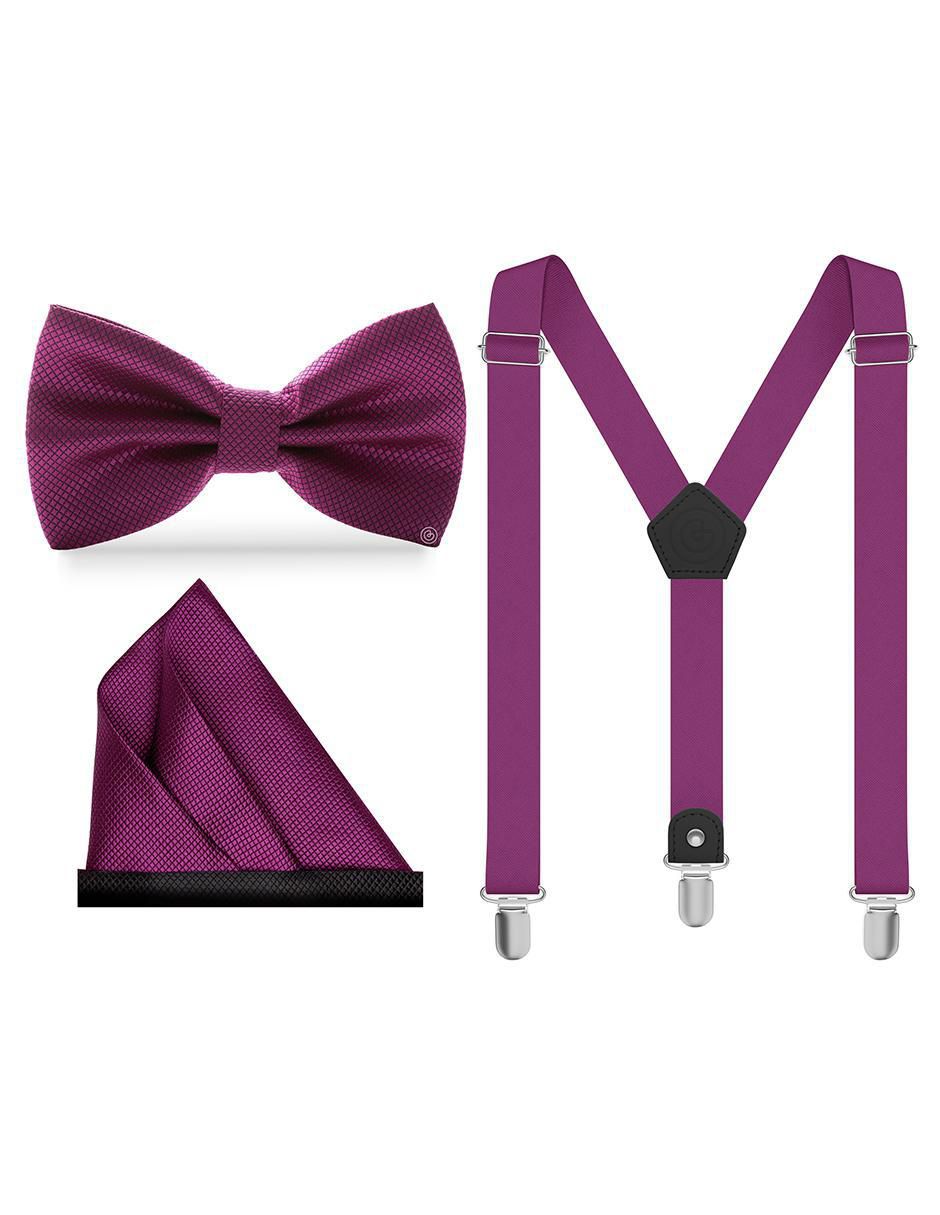 Set de moño y tirantes para hombre Set de moño y tirantes para hombre