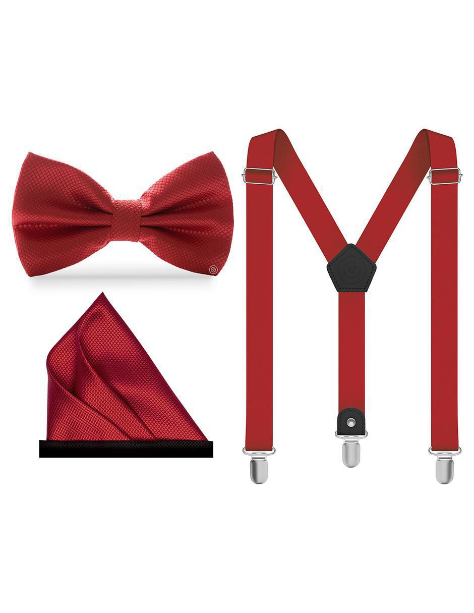 Set de moño y tirantes para hombre Set de moño y tirantes para hombre