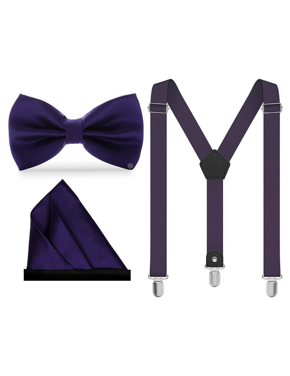 Set de moño y tirantes para hombre Set de moño y tirantes para hombre