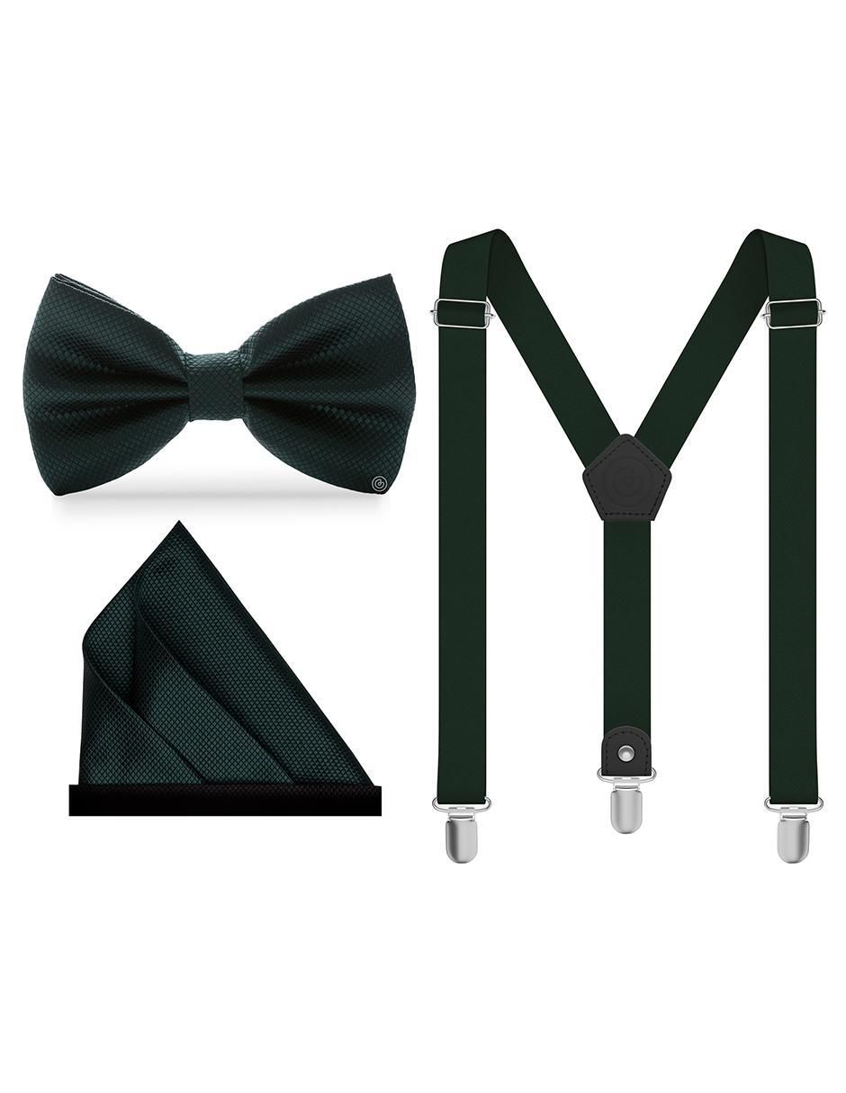 Set de moño y tirantes para hombre 1