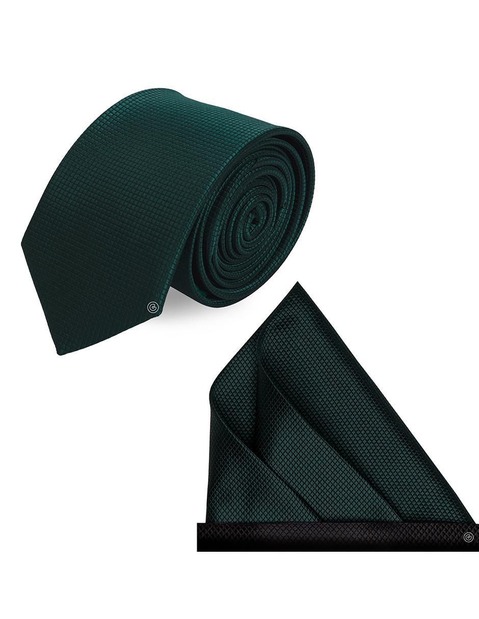 Set de corbata y pañuelo slim estampado geométrico para Hombre Set de corbata y pañuelo slim estampado geométrico para Hombre