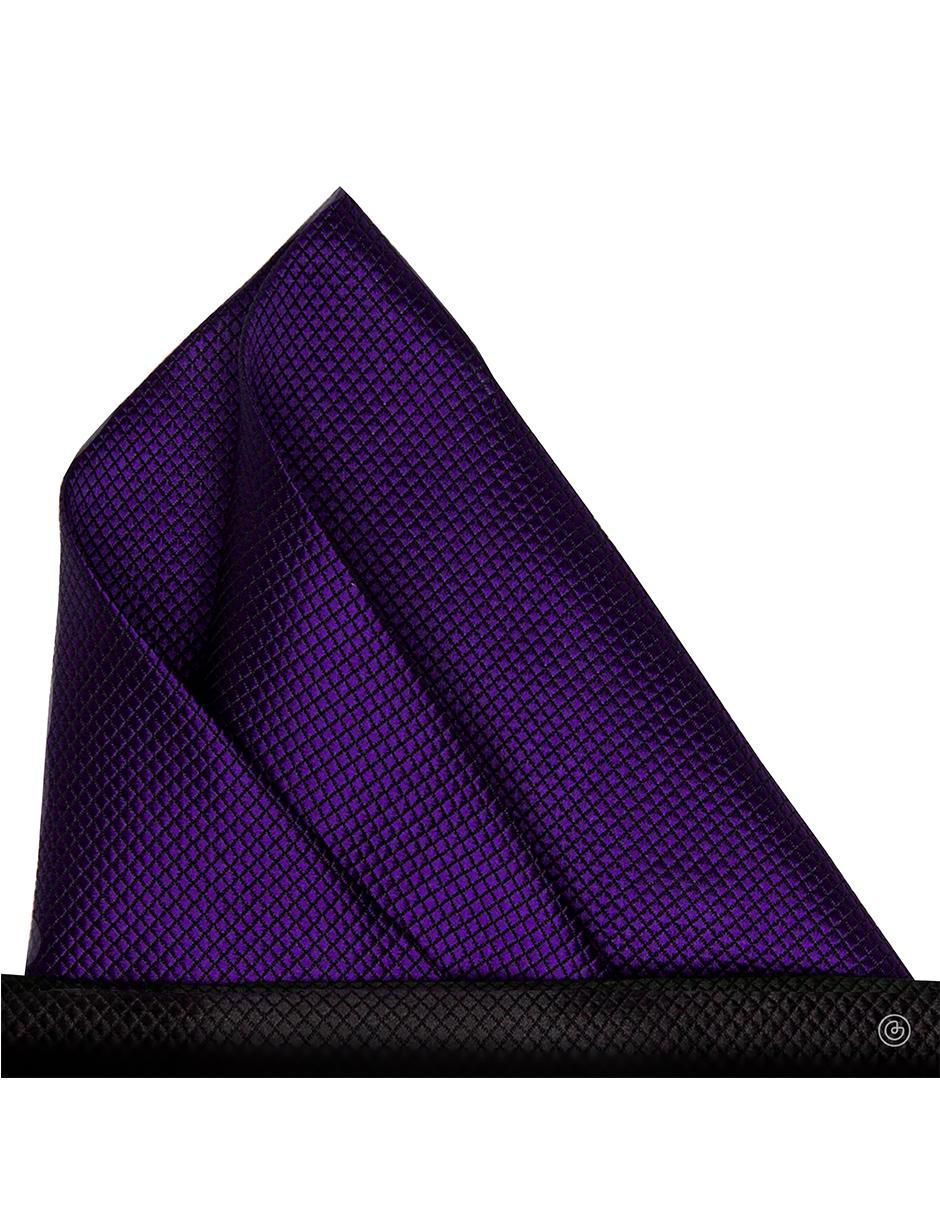 Set de corbata y pañuelo slim estampado geométrico para Hombre 3
