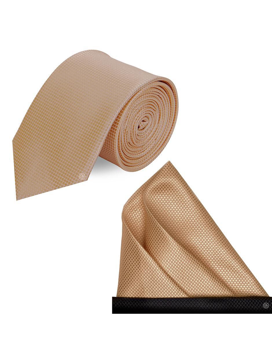 Set de corbata y pañuelo slim estampado geométrico para Hombre Set de corbata y pañuelo slim estampado geométrico para Hombre