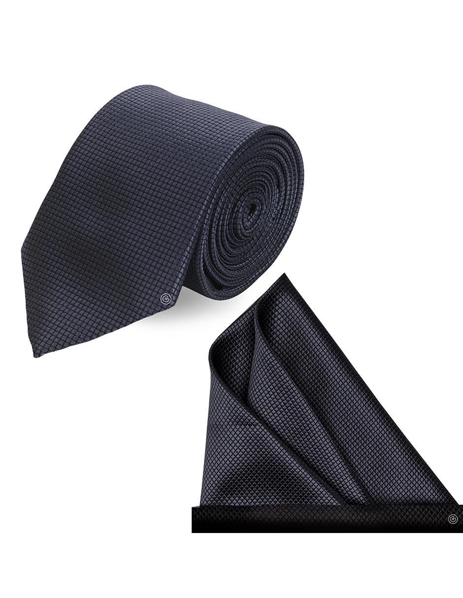 Set de corbata y pañuelo slim estampado geométrico para Hombre Set de corbata y pañuelo slim estampado geométrico para Hombre
