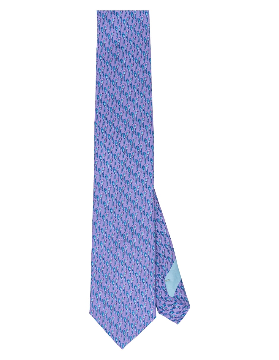 Corbata regular de seda para hombre