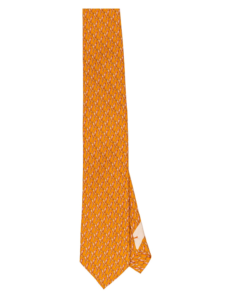Corbata regular de seda para hombre