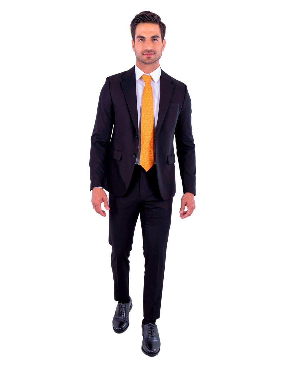 Corbata regular de seda para hombre 4