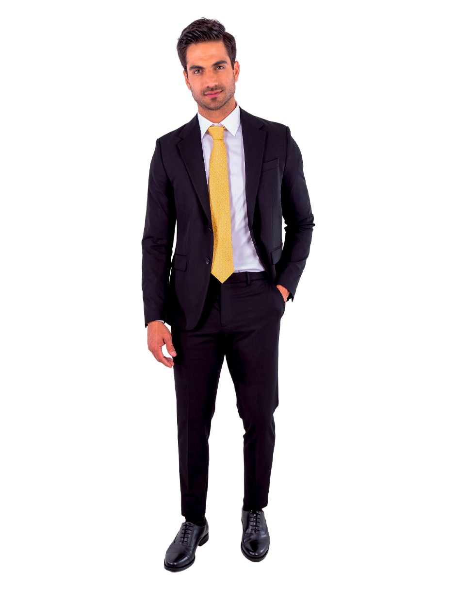 Corbata regular de seda para hombre 5
