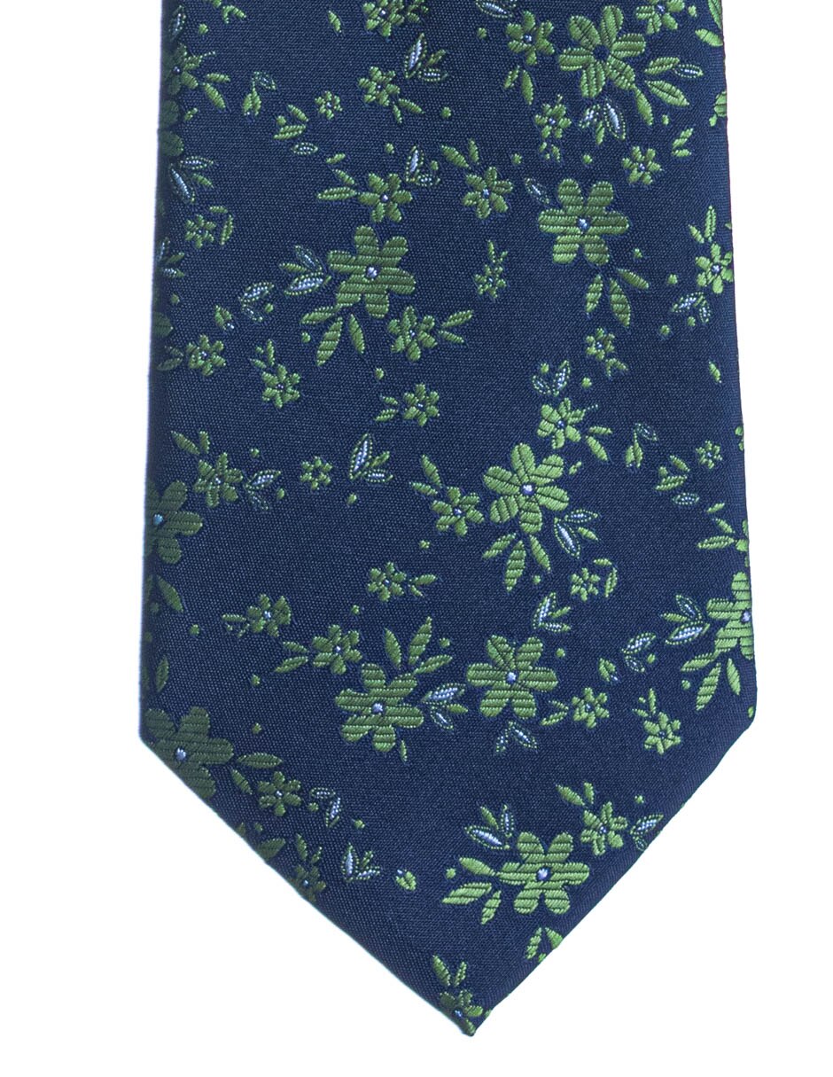 Corbata regular estampado floral para hombre 1