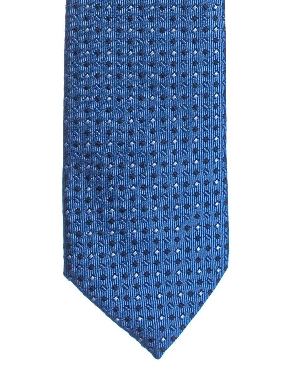Corbata regular estampado a cuadros para hombre 1
