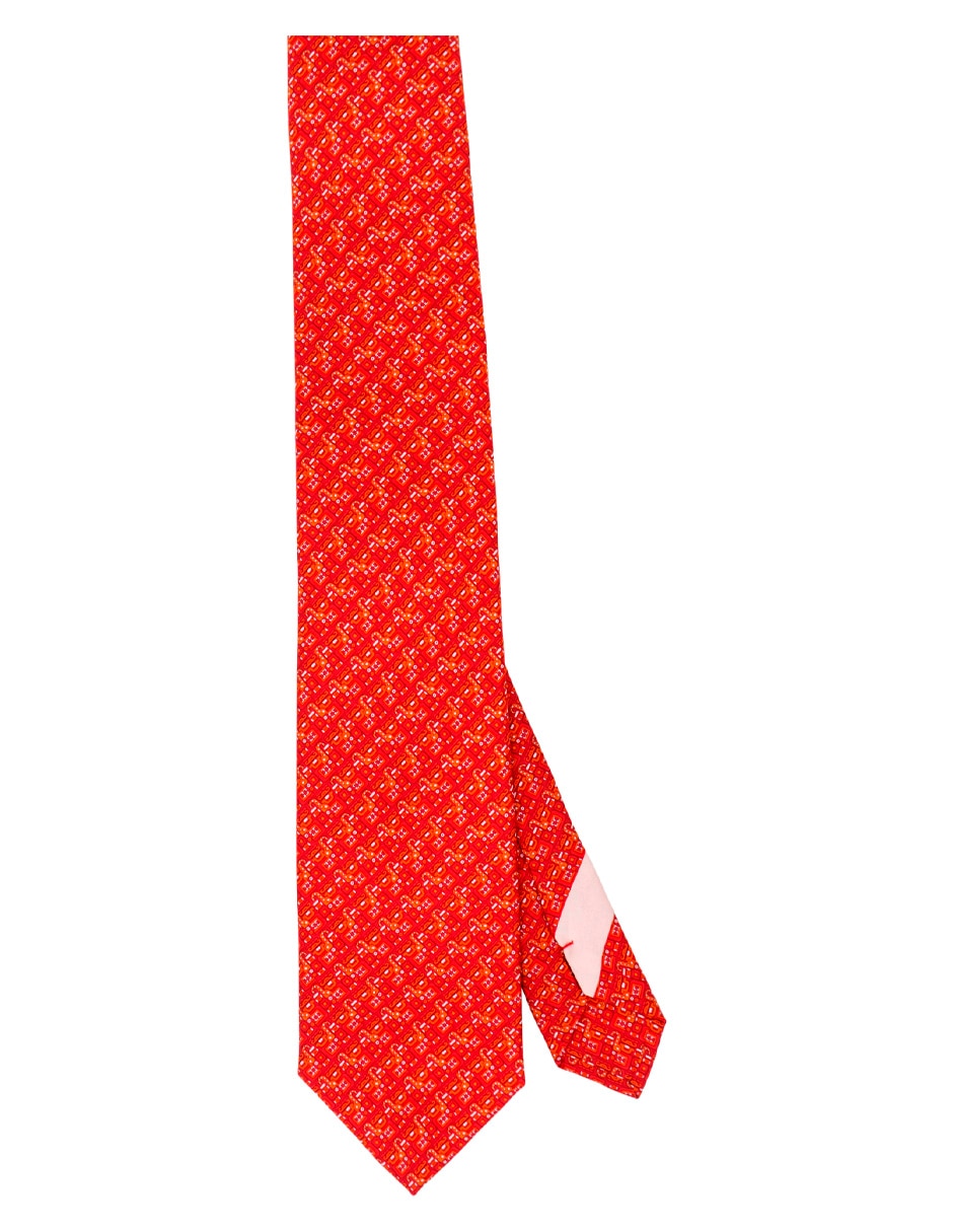 Corbata regular de seda para hombre