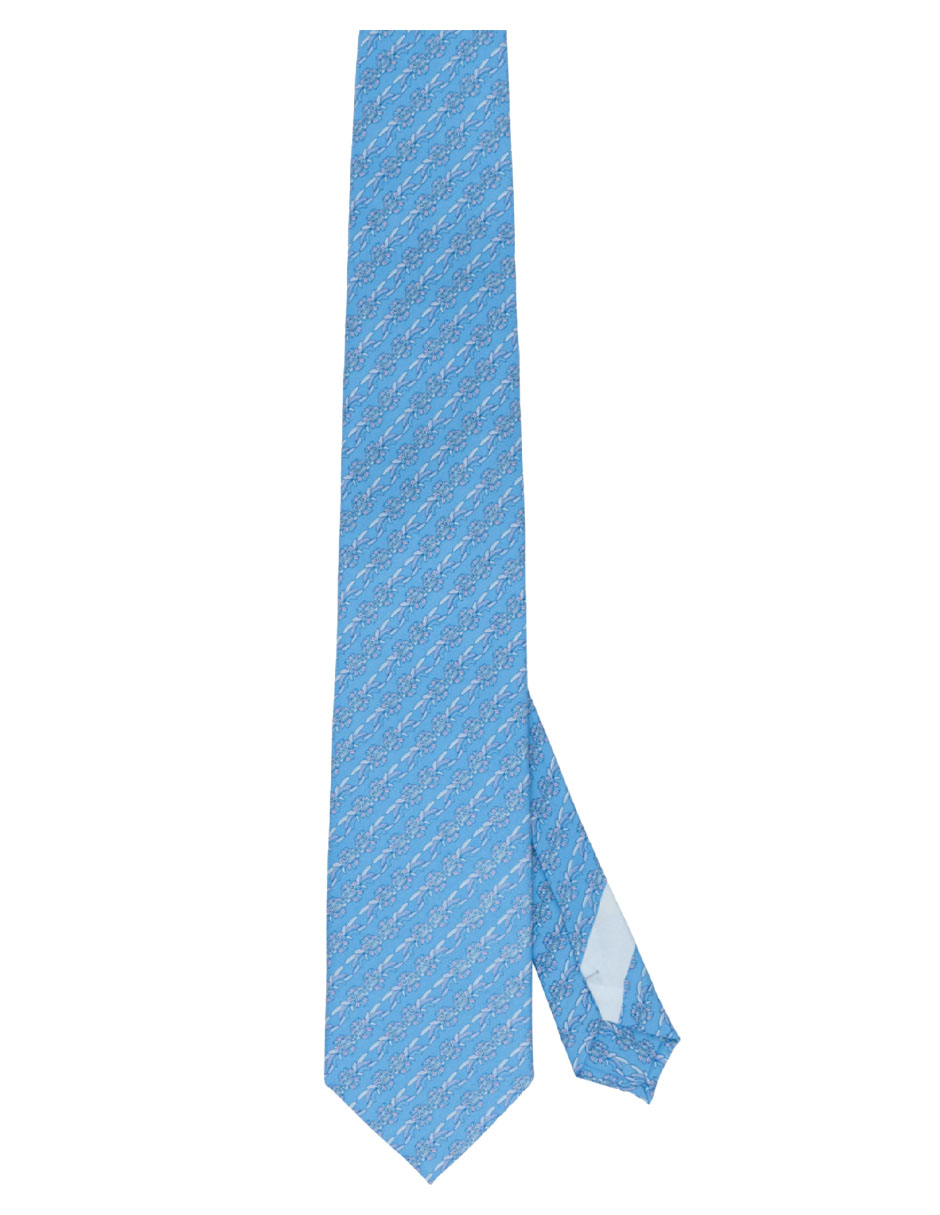 Corbata regular de seda para hombre