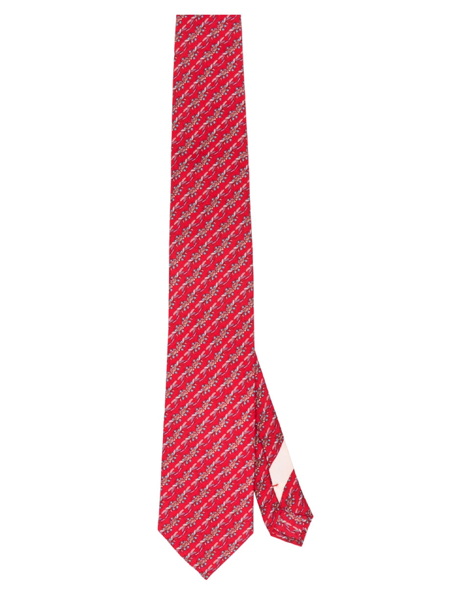 Corbata regular de seda para hombre