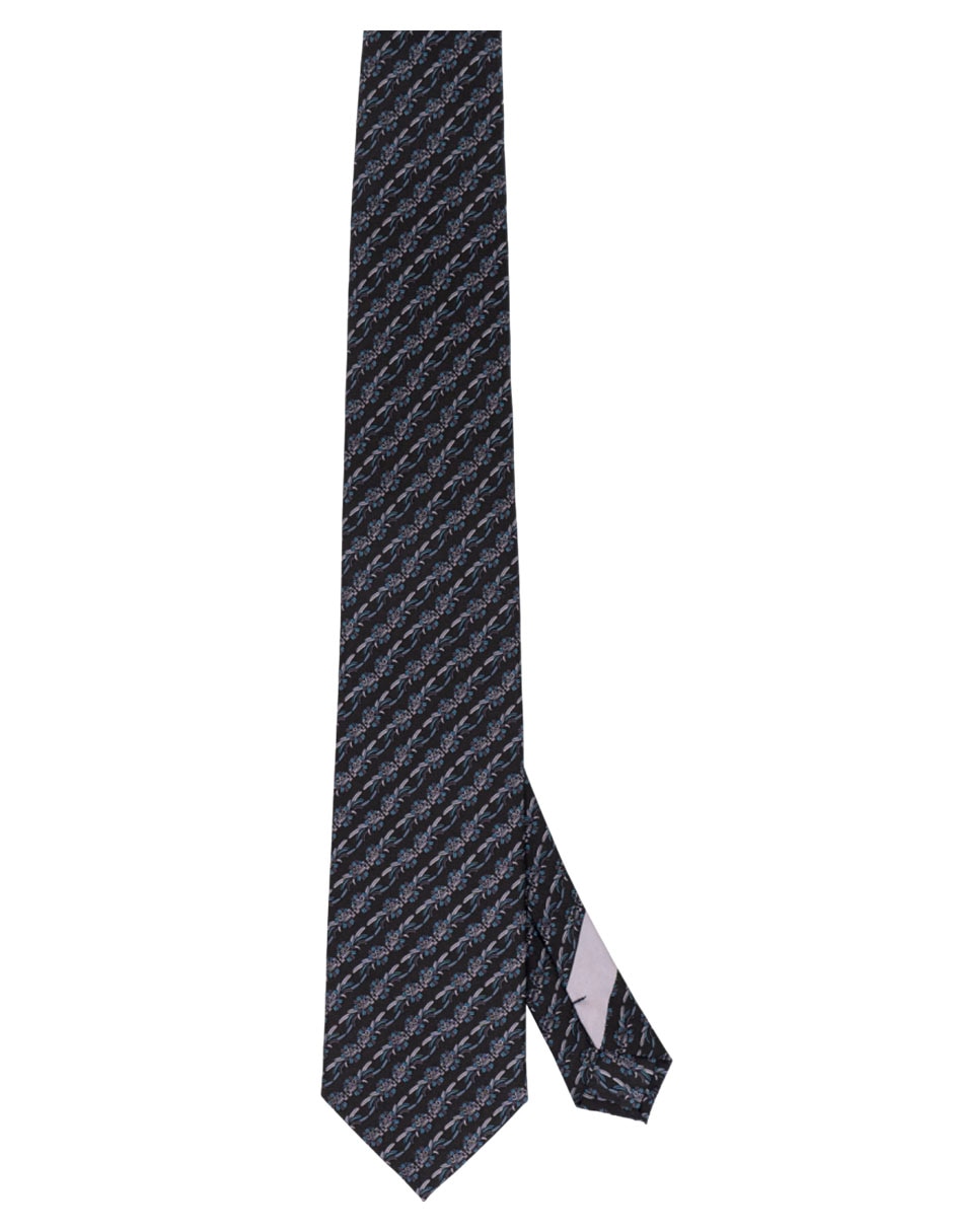 Corbata regular de seda para hombre
