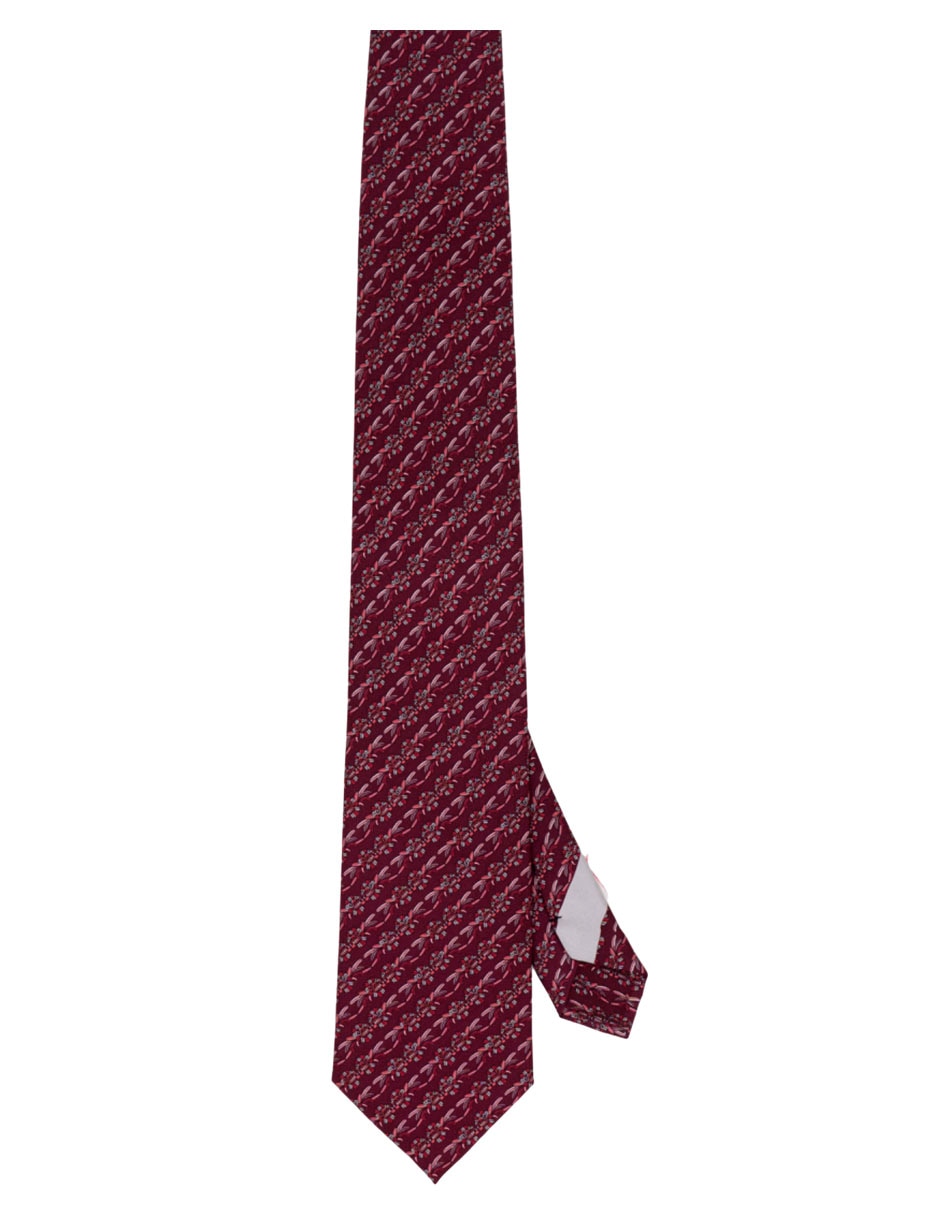 Corbata regular de seda para hombre