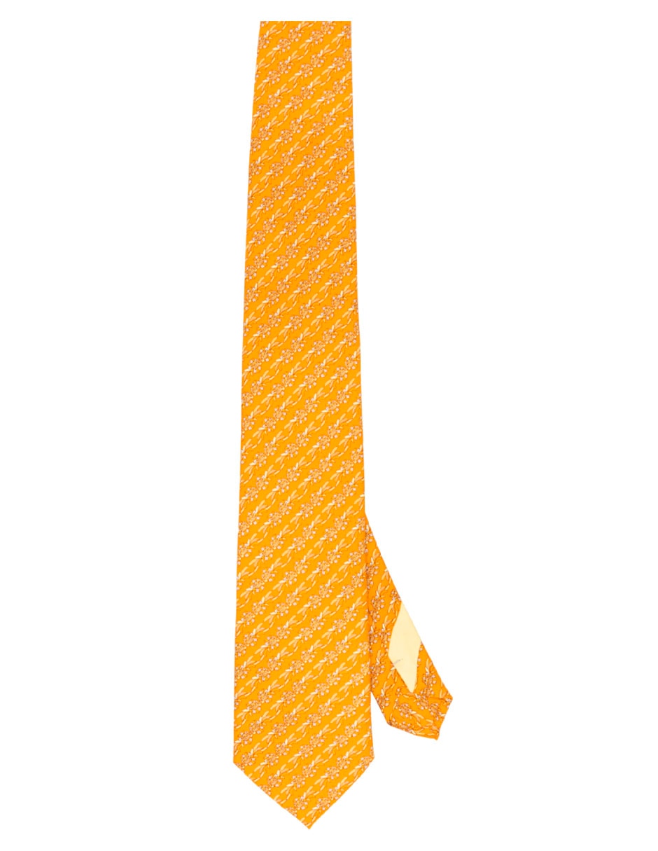 Corbata regular de seda para hombre