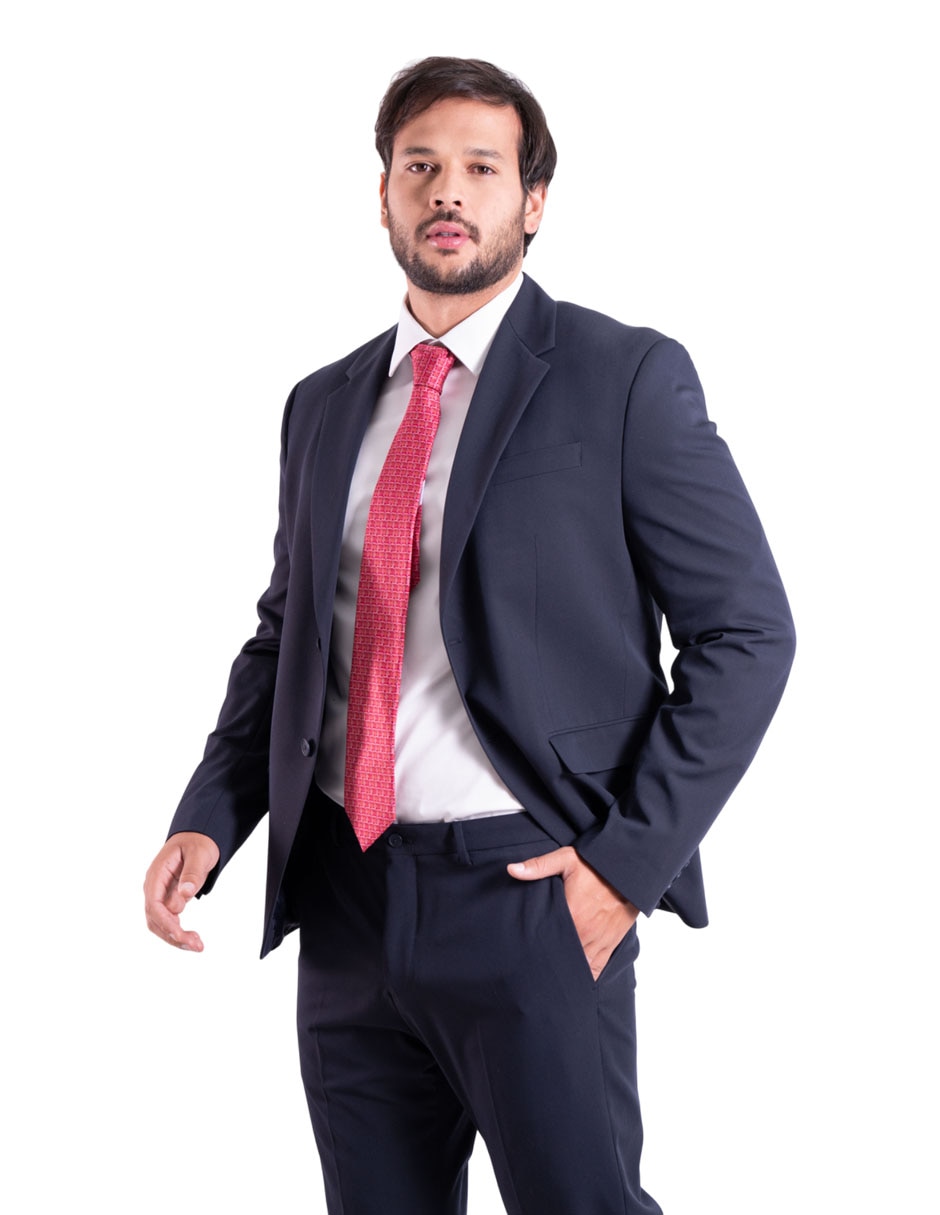 Corbata regular de seda para hombre 2
