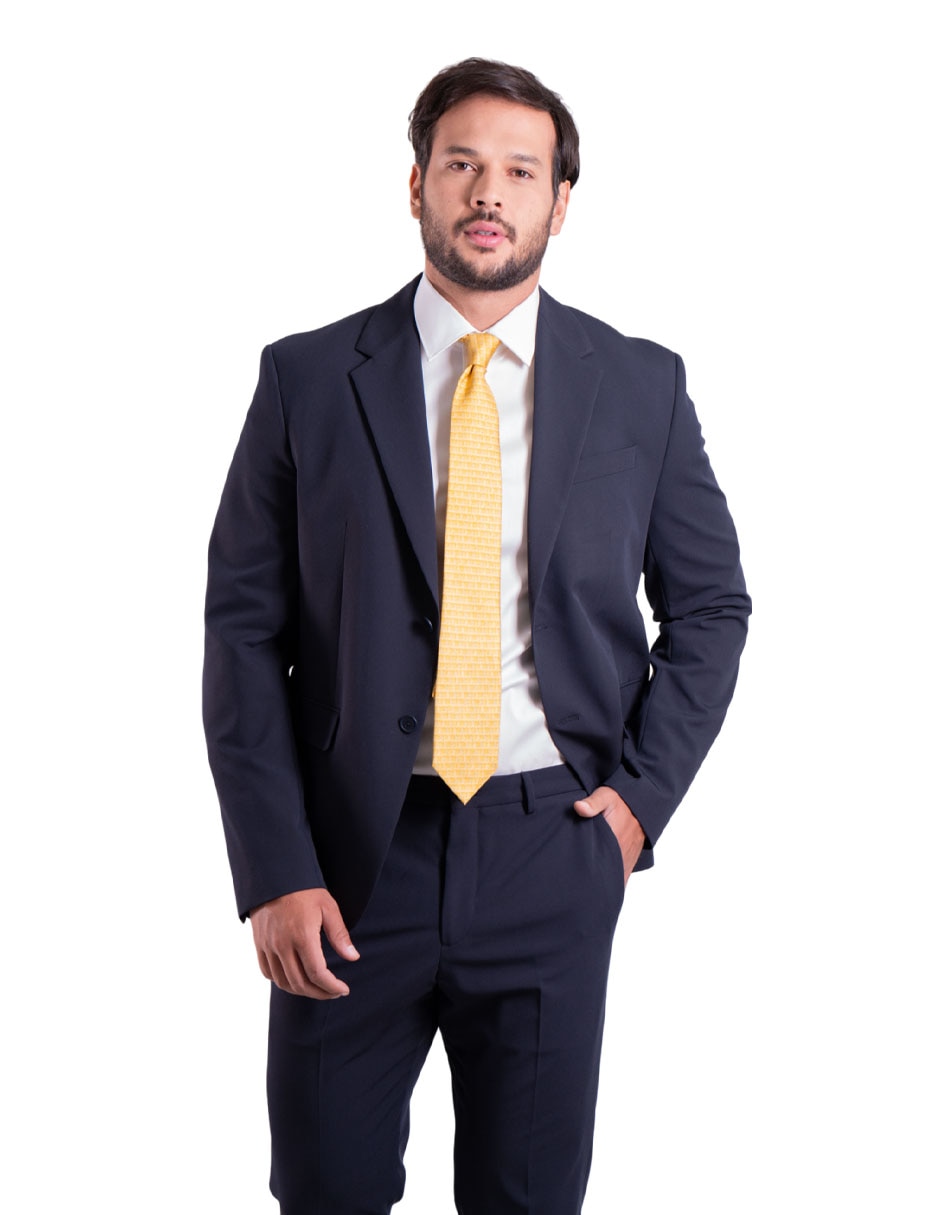 Corbata regular de seda para hombre 2