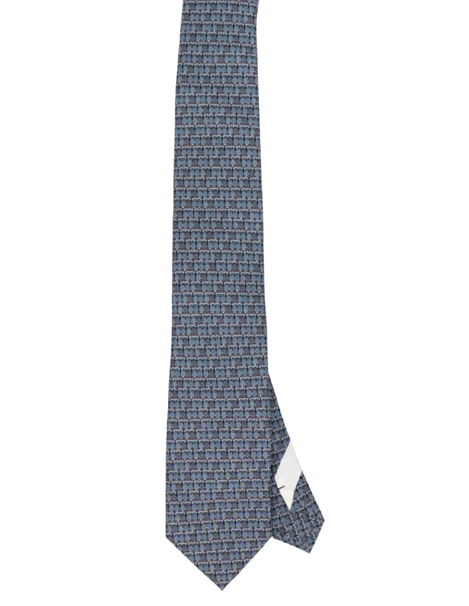 Corbata regular de seda estampado gráfico para hombre Corbata regular de seda estampado gráfico para hombre