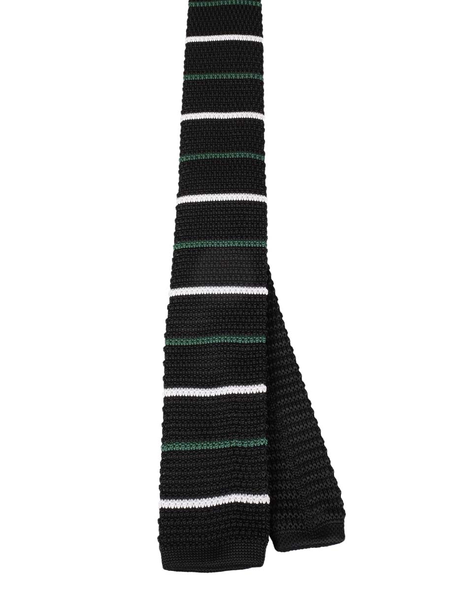 Corbata regular estampado a rayas para hombre 1