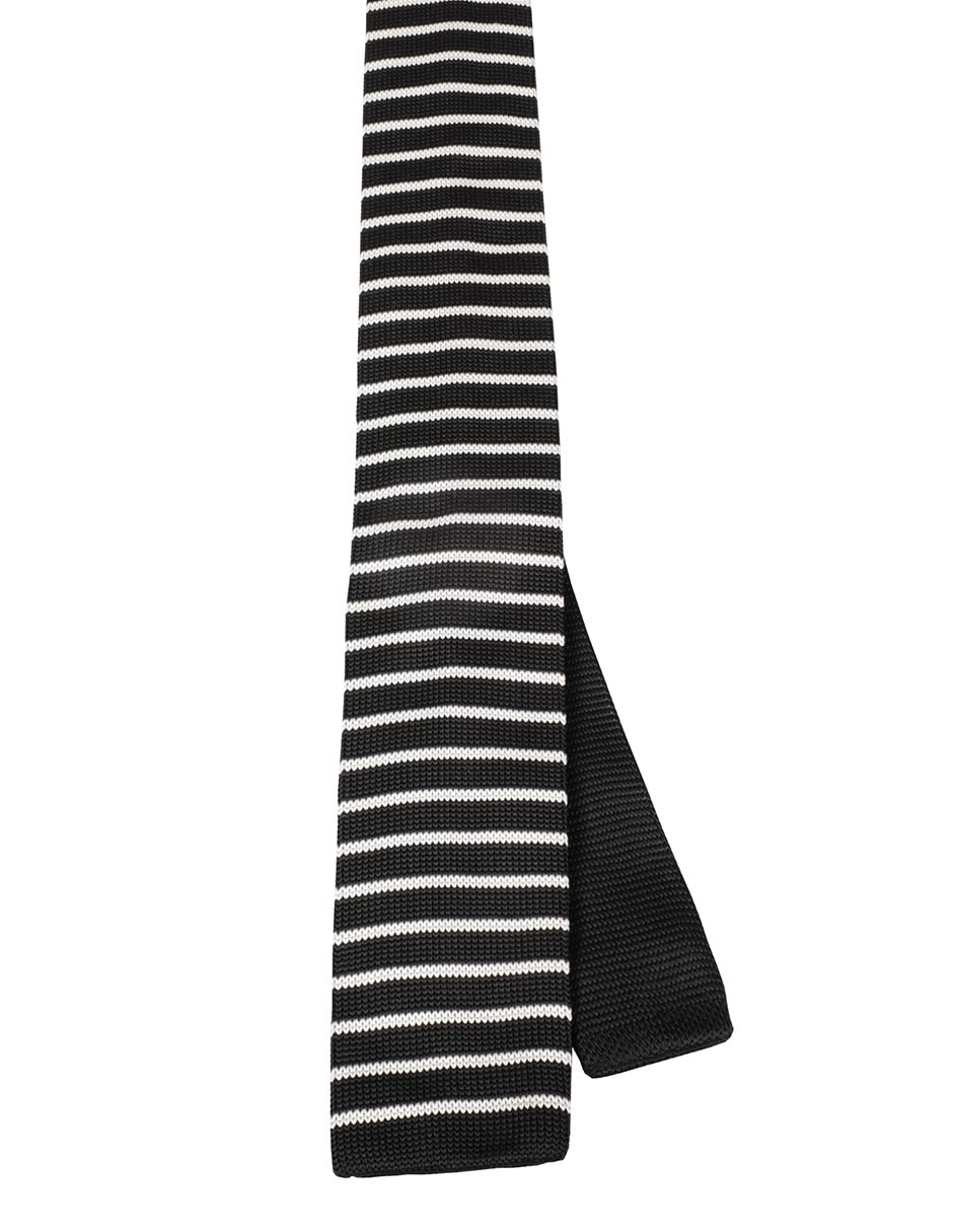 Corbata regular estampado a rayas para hombre 1