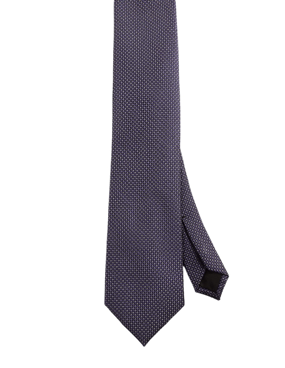 Corbata regular de seda estampado para Hombre 1