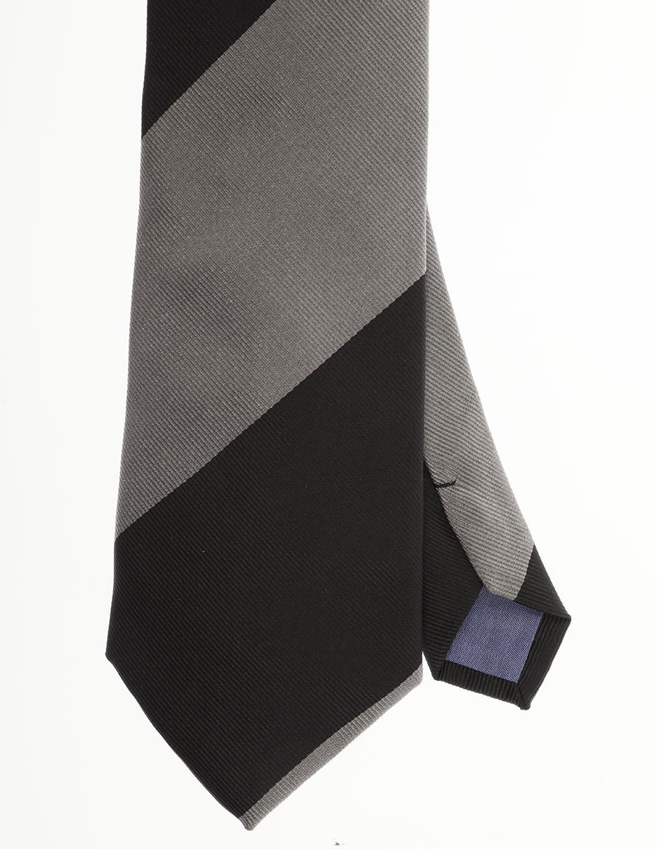Corbata regular estampado a rayas para hombre