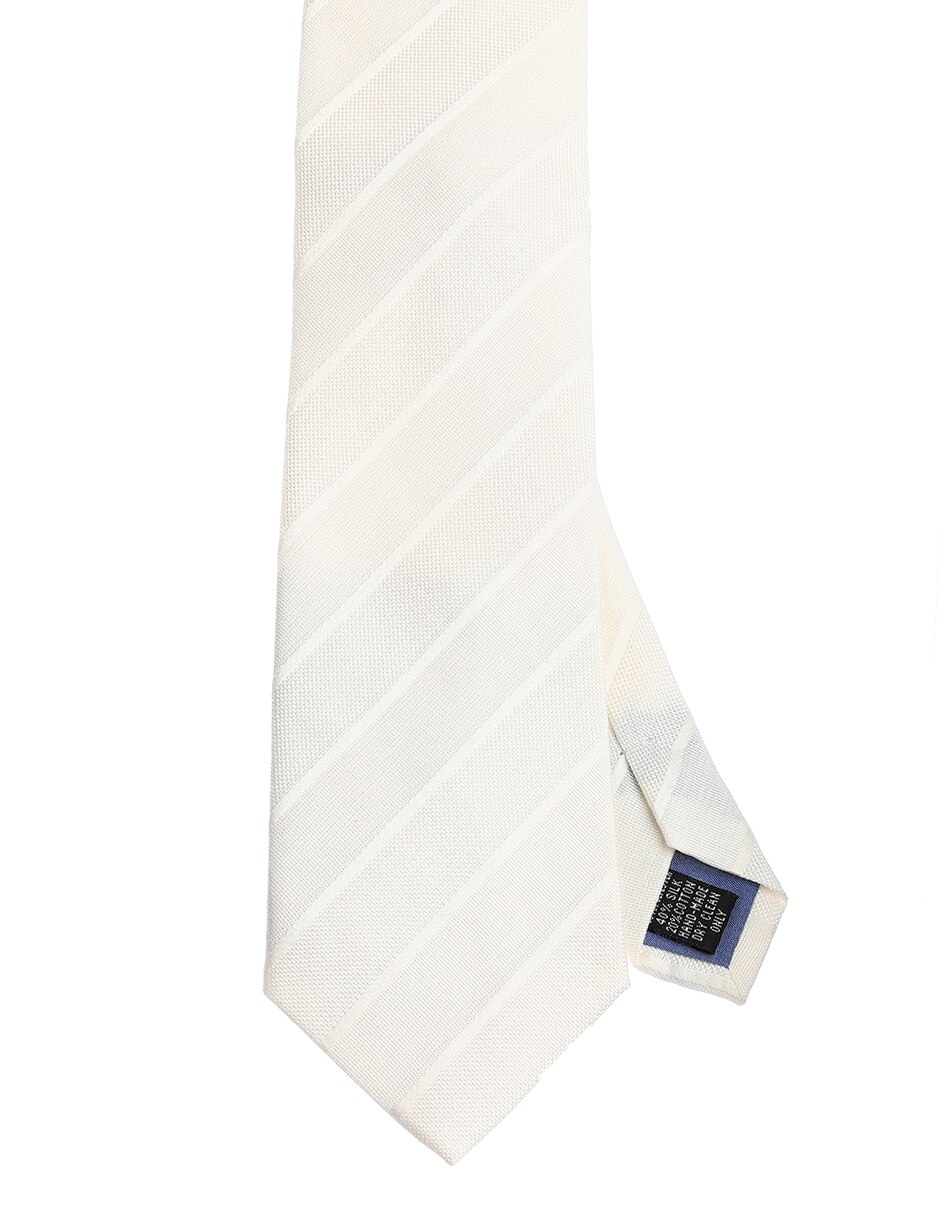 Corbata regular estampado a rayas para hombre 1