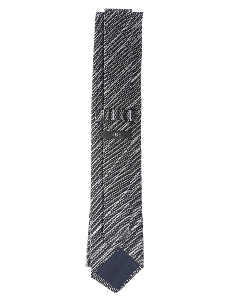 Corbata regular estampada a rayas para hombre 2