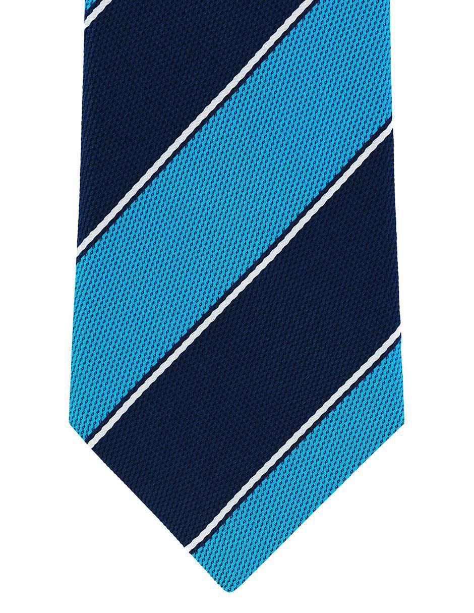 Corbata clásica de seda estampado a rayas para hombre Corbata clásica de seda estampado a rayas para hombre