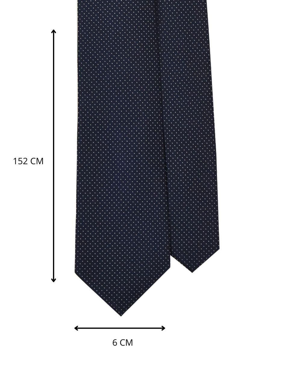 Corbata regular estampado lunares para hombre 3