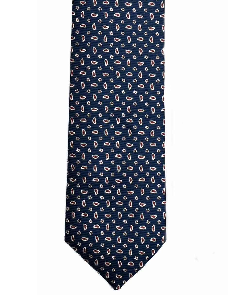Corbata regular estampado abstracto para hombre 2
