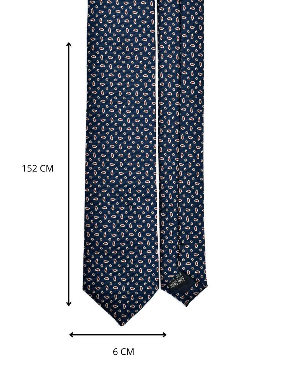 Corbata regular estampado abstracto para hombre 4