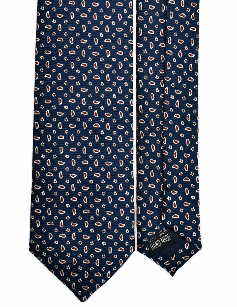 Corbata regular estampado abstracto para hombre 3