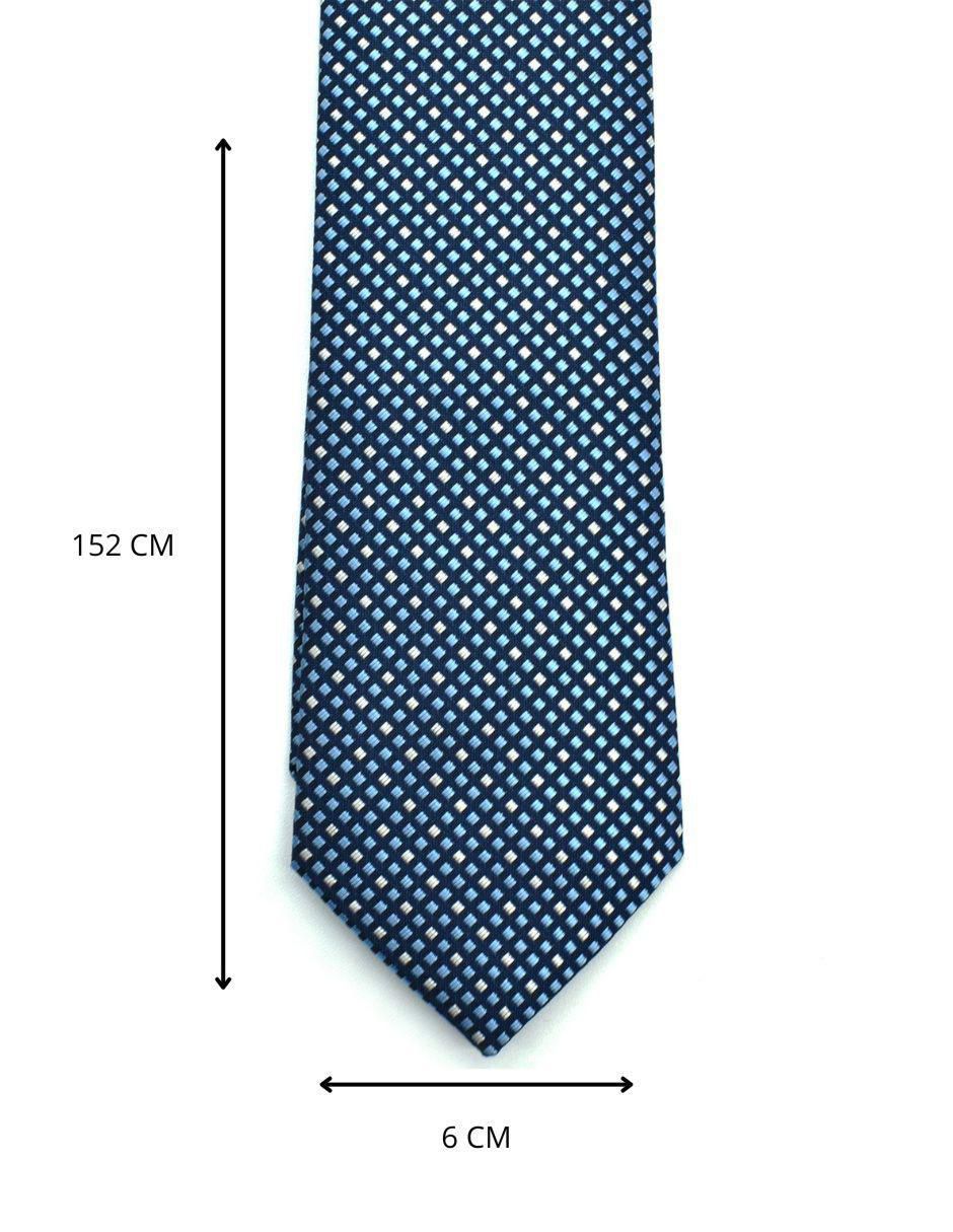 Corbata regular estampado a cuadros para hombre 3