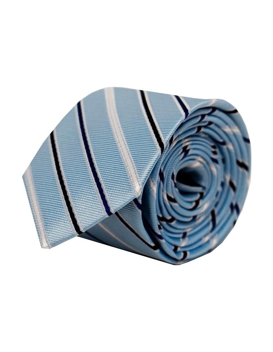 Corbata regular estampado a rayas para hombre 2