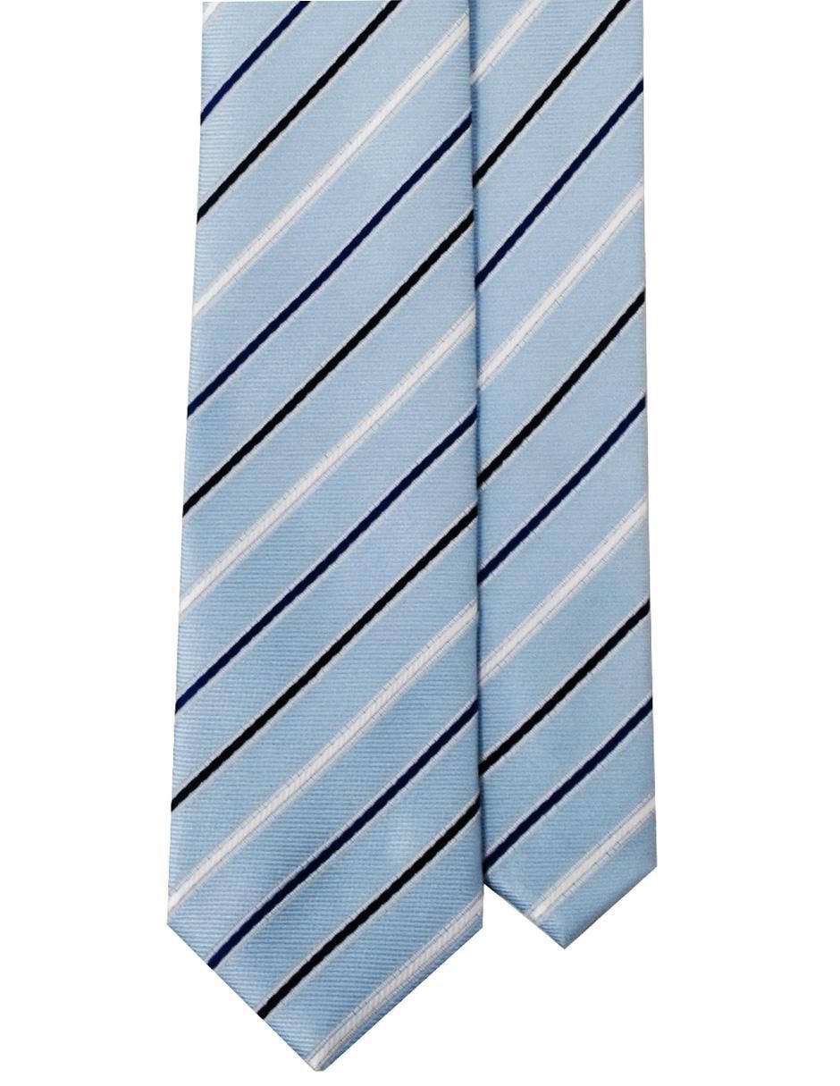 Corbata regular estampado a rayas para hombre 3