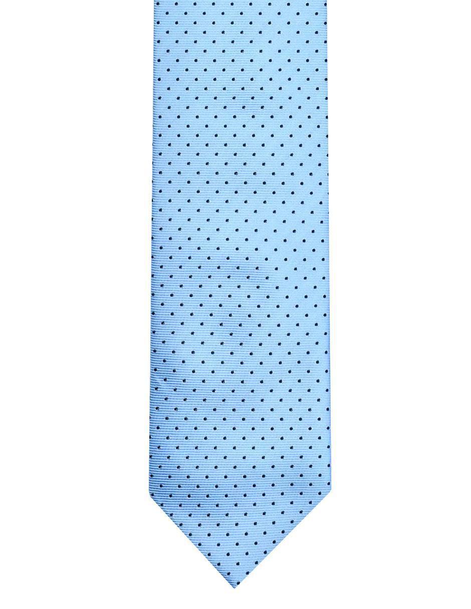 Corbata U.S. Polo Assn regular de seda estampado lunares para hombre