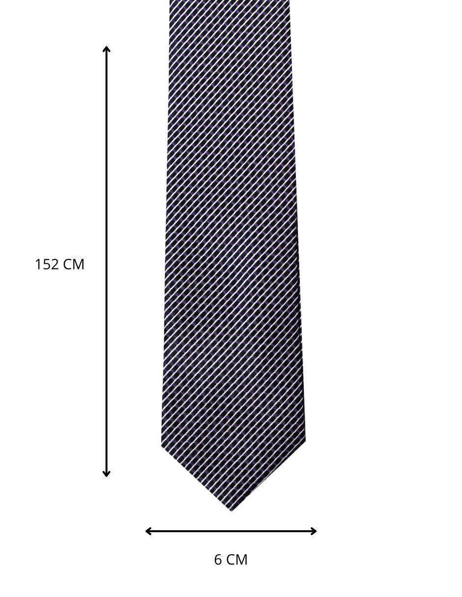 Corbata U.S. Polo Assn regular de seda estampada para hombre 4