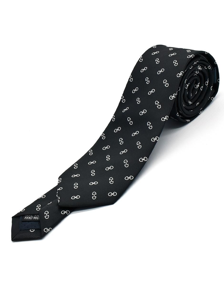 Corbata U.S. Polo Assn regular de seda estampada para hombre 2